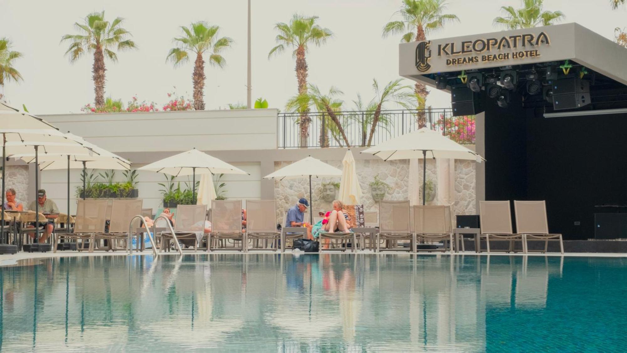 Kleopatra Dreams Beach Hotel Alanya Bagian luar foto
