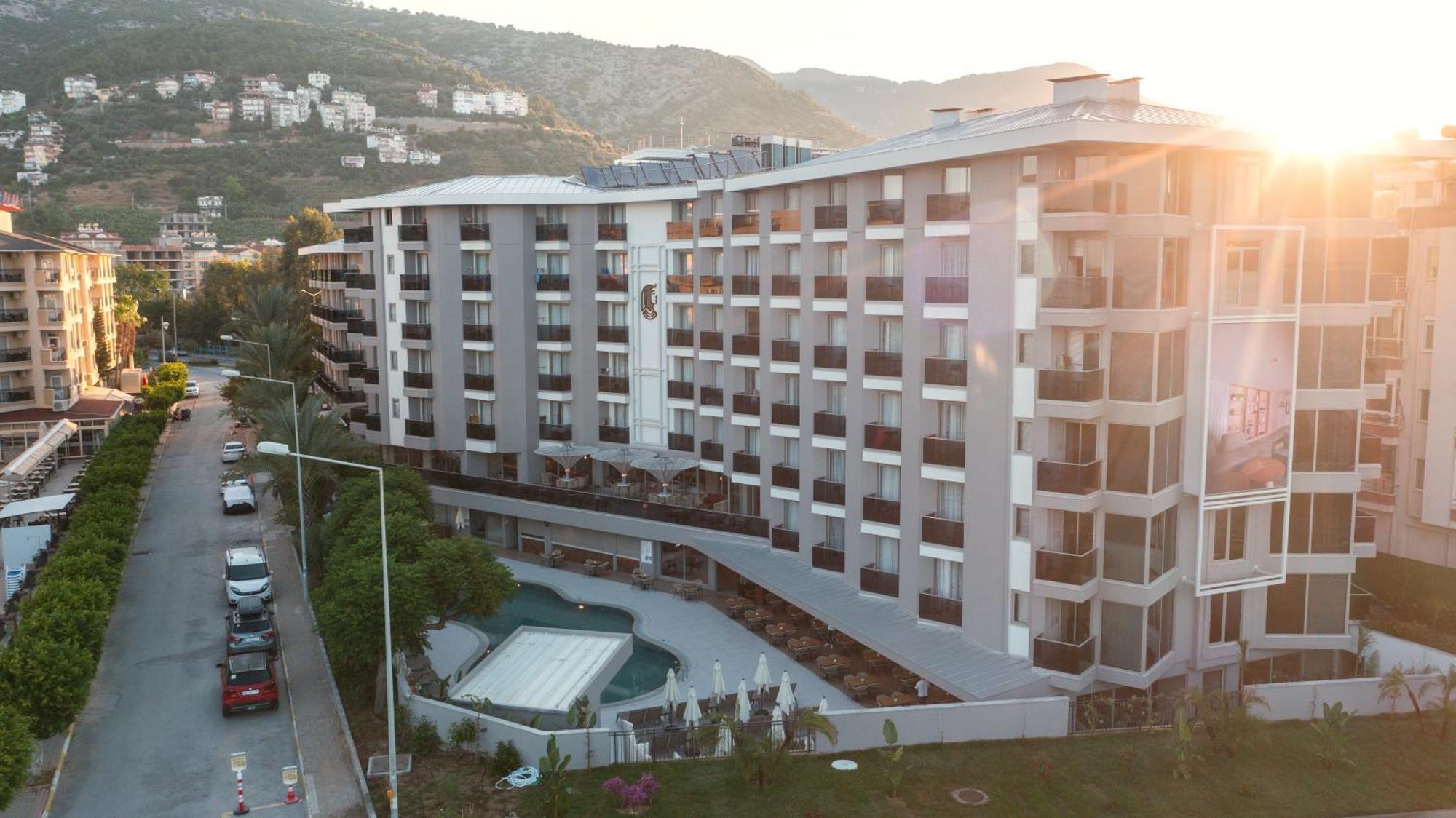 Kleopatra Dreams Beach Hotel Alanya Bagian luar foto