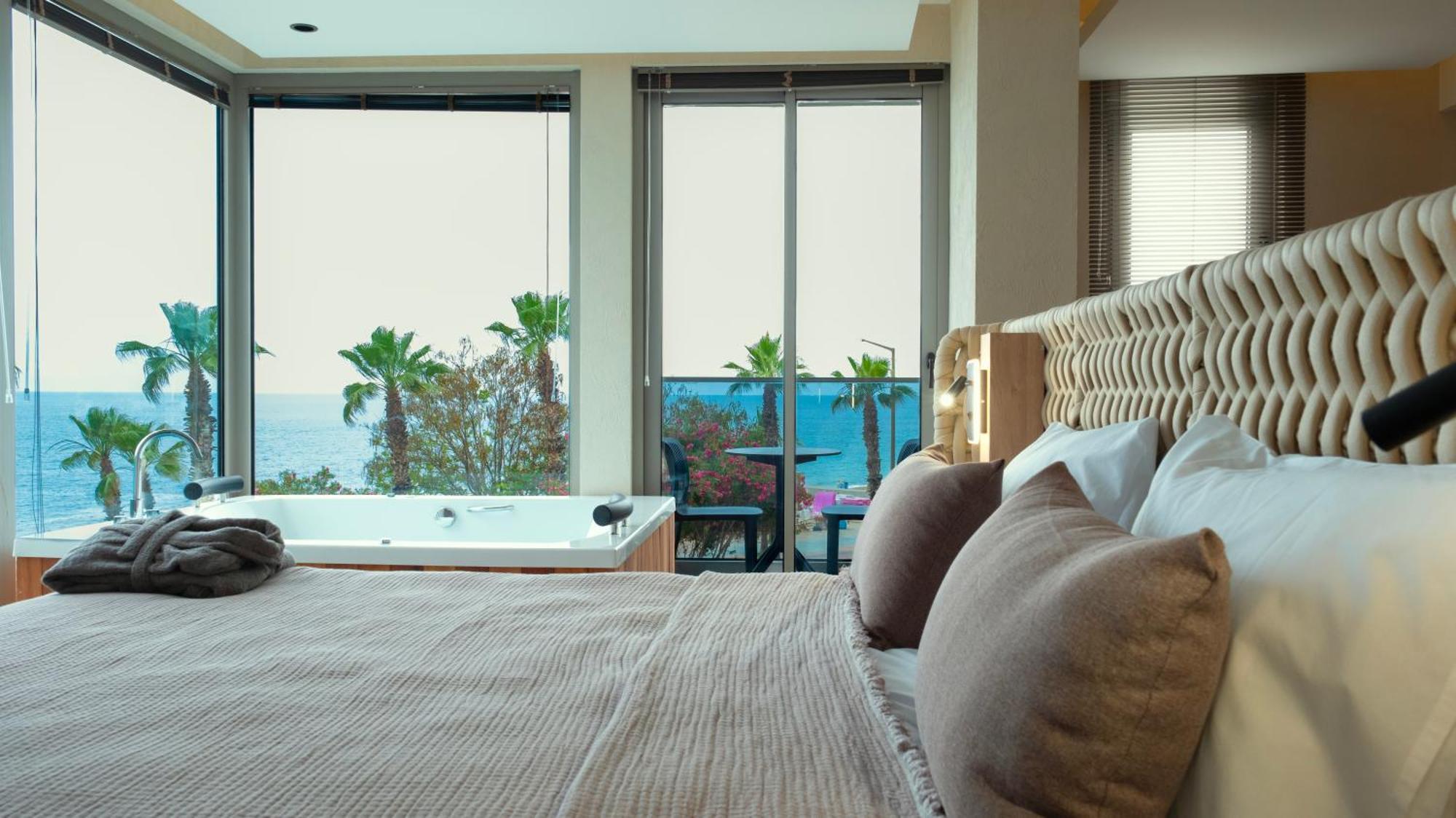 Kleopatra Dreams Beach Hotel Alanya Bagian luar foto